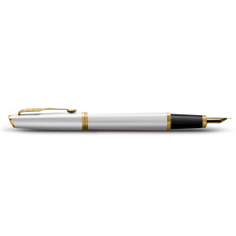 Meridian Chrome/Gold Vulpen  in de groep Pennen / Fine Writing / Vulpennen bij Voorcrea (138303_r)