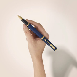 Meridian Blue/Gold Vulpen  in de groep Pennen / Fine Writing / Luxe pennen bij Voorcrea (138311_r)