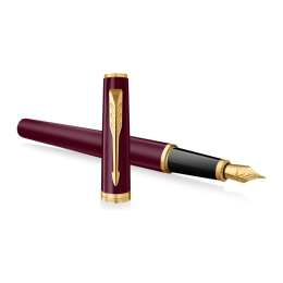 Meridian Red/Gold Vulpen  in de groep Pennen / Fine Writing / Luxe pennen bij Voorcrea (138315_r)