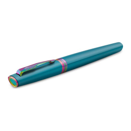 Meridian Teal/Rainbow Vulpen  in de groep Pennen / Fine Writing / Luxe pennen bij Voorcrea (138327_r)