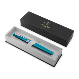 Meridian Teal/Rainbow Vulpen  in de groep Pennen / Fine Writing / Luxe pennen bij Voorcrea (138327_r)