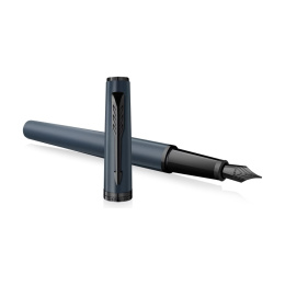 Meridian Blue/Black Vulpen  in de groep Pennen / Fine Writing / Luxe pennen bij Voorcrea (138335_r)