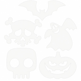 Papieren figuren Halloween 16-delige set in de groep Kids / Feestdagen / seizoen voor kinderen / Kinder Halloween bij Voorcrea (138372)