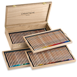 Luminance 6901 100-delige set Houten kist in de groep Pennen / Kunstenaarspotloden en -stiften / Kleurpotloden bij Voorcrea (138427)