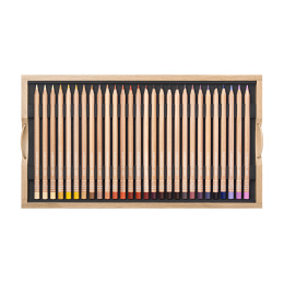 Luminance 6901 100-delige set Houten kist in de groep Pennen / Kunstenaarspotloden en -stiften / Kleurpotloden bij Voorcrea (138427)