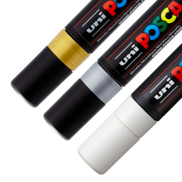 PC-17K Metallic 3-set in de groep Pennen / Kunstenaarspotloden en -stiften / Illustratiemarkers bij Voorcrea (poscaPC17K_set)