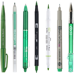 Sample kit Groen in de groep Selected / Sample kits bij Voorcrea (sample09_set)